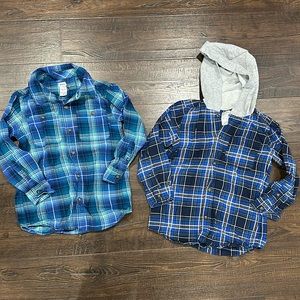 Carters boys size 7/ 7A button down bundle!  like new! worn once!